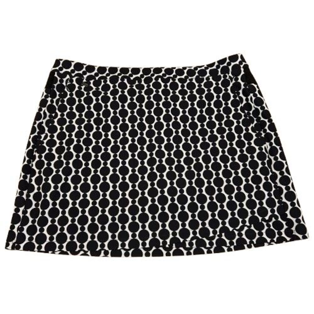 NWT Nivo Sport Ulla Skort XL Black White UPF 40 Golf Tennis Performance Skirt